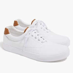 NWT J.Crew Factory Canvas lace-up sneakers